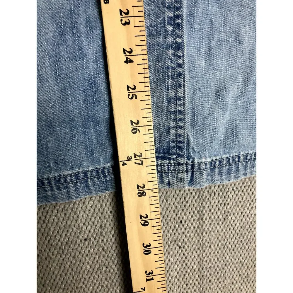 Bugle Boy Vintage Denim Vest Men XL Light Wash‎ Patched Hood Logo Patch Grunge